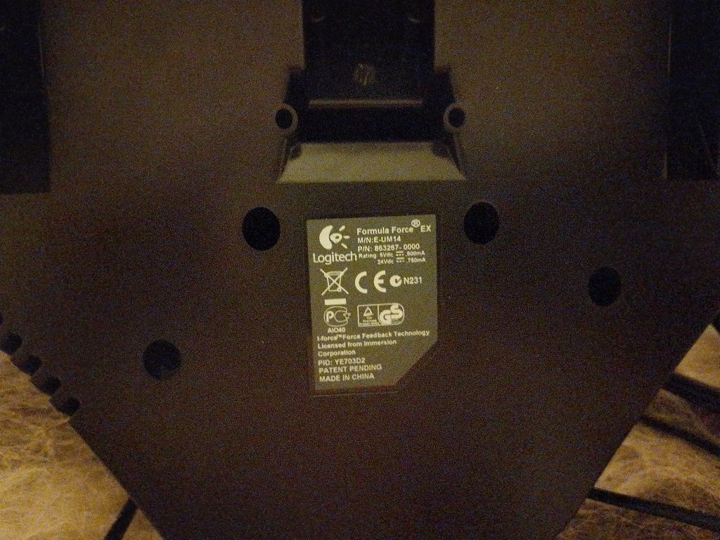 Кермо  Logitech Formula Force EX
