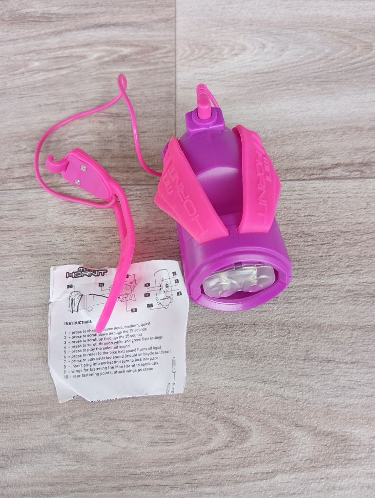 Lampka rowerowa mini hornit