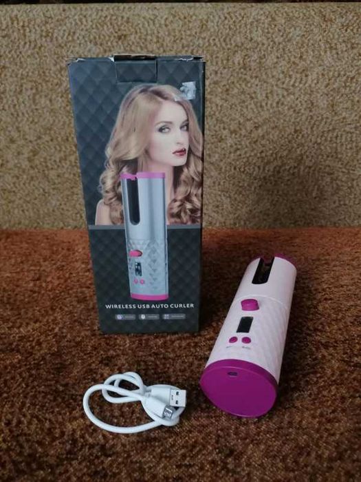 Bezprzewodowa lokówka automatyczna, Nowa, obrotowa