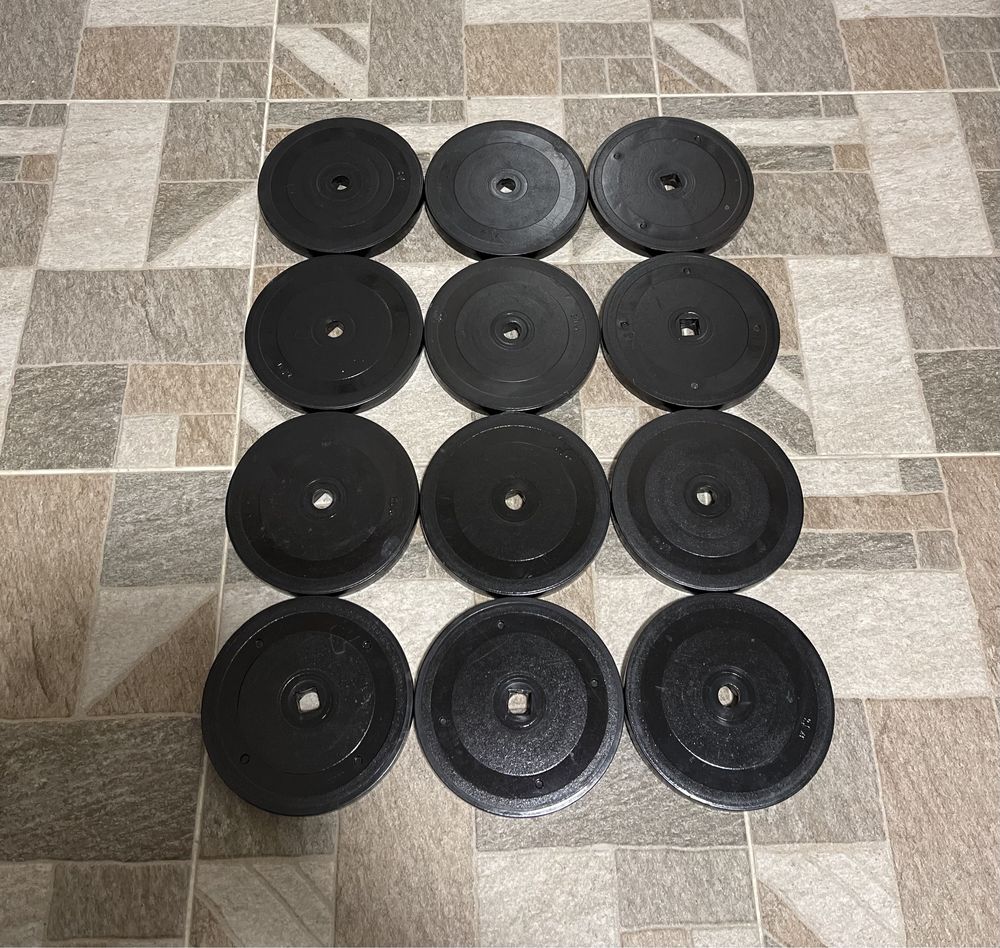 Гантелі 1 кг, 3, 4, 5 кг, 6 кг, 8 кг, 10 кг, 12 кг, 14 кг, 15, 24 кг