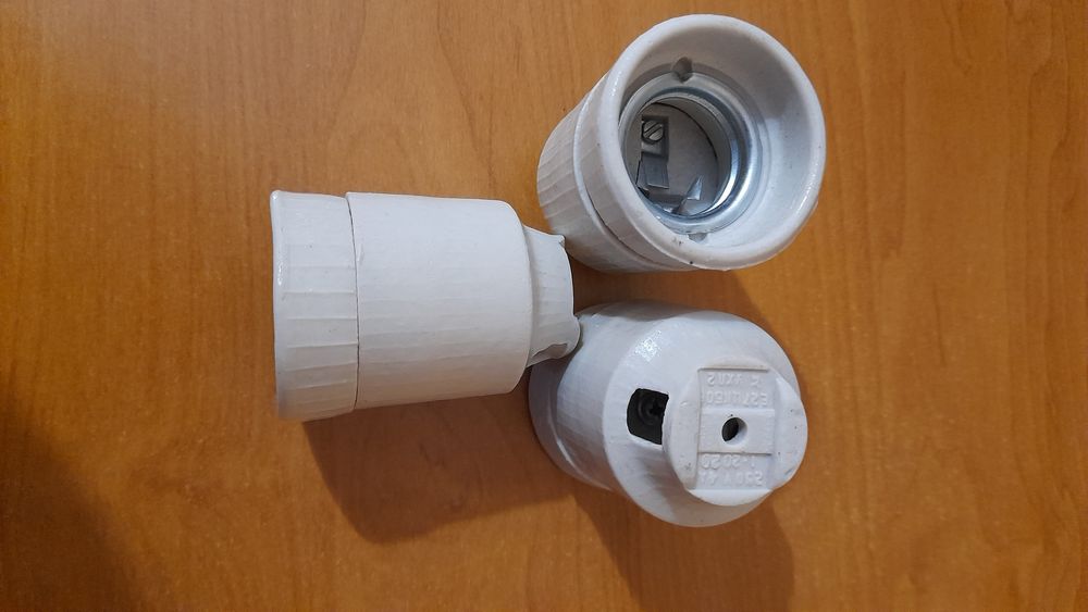 Патрон керамический подвесной Е27 ЦКБ-06