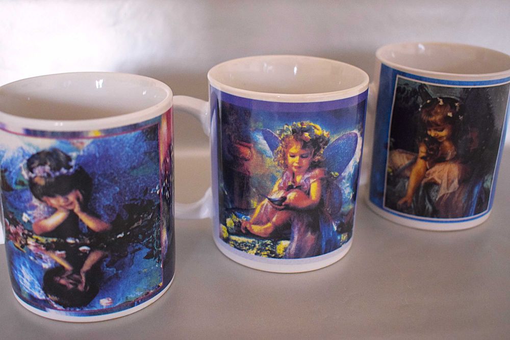 Kubki porcelanowe dla małych wróżek - 3 sztuki w jednej niskiej cenie