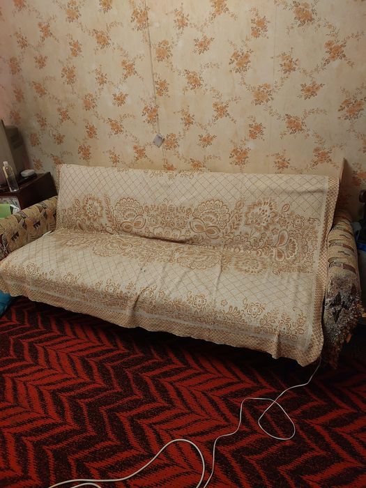 Старий диван-книжка
