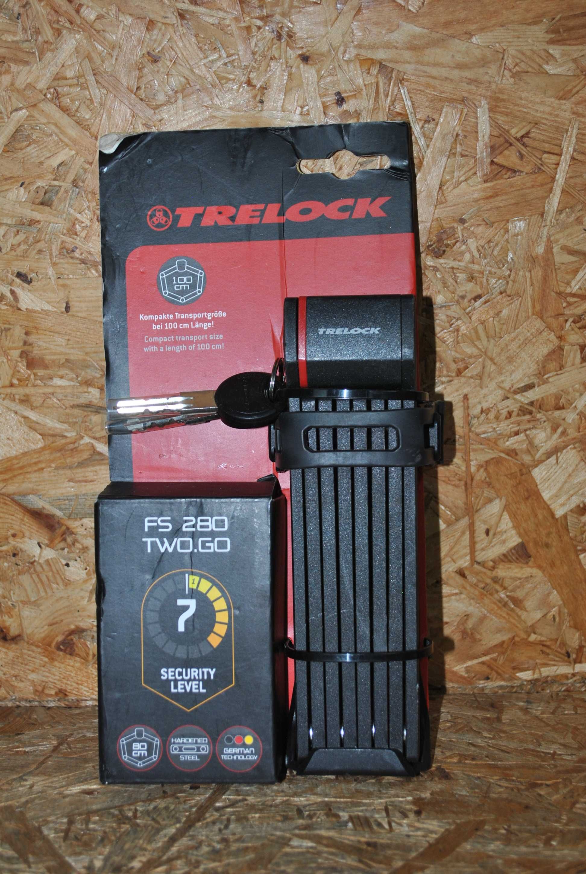 Nowe Zapięcie rowerowe składane Trelock FS 280/80 ZF 280 X-MOVE2