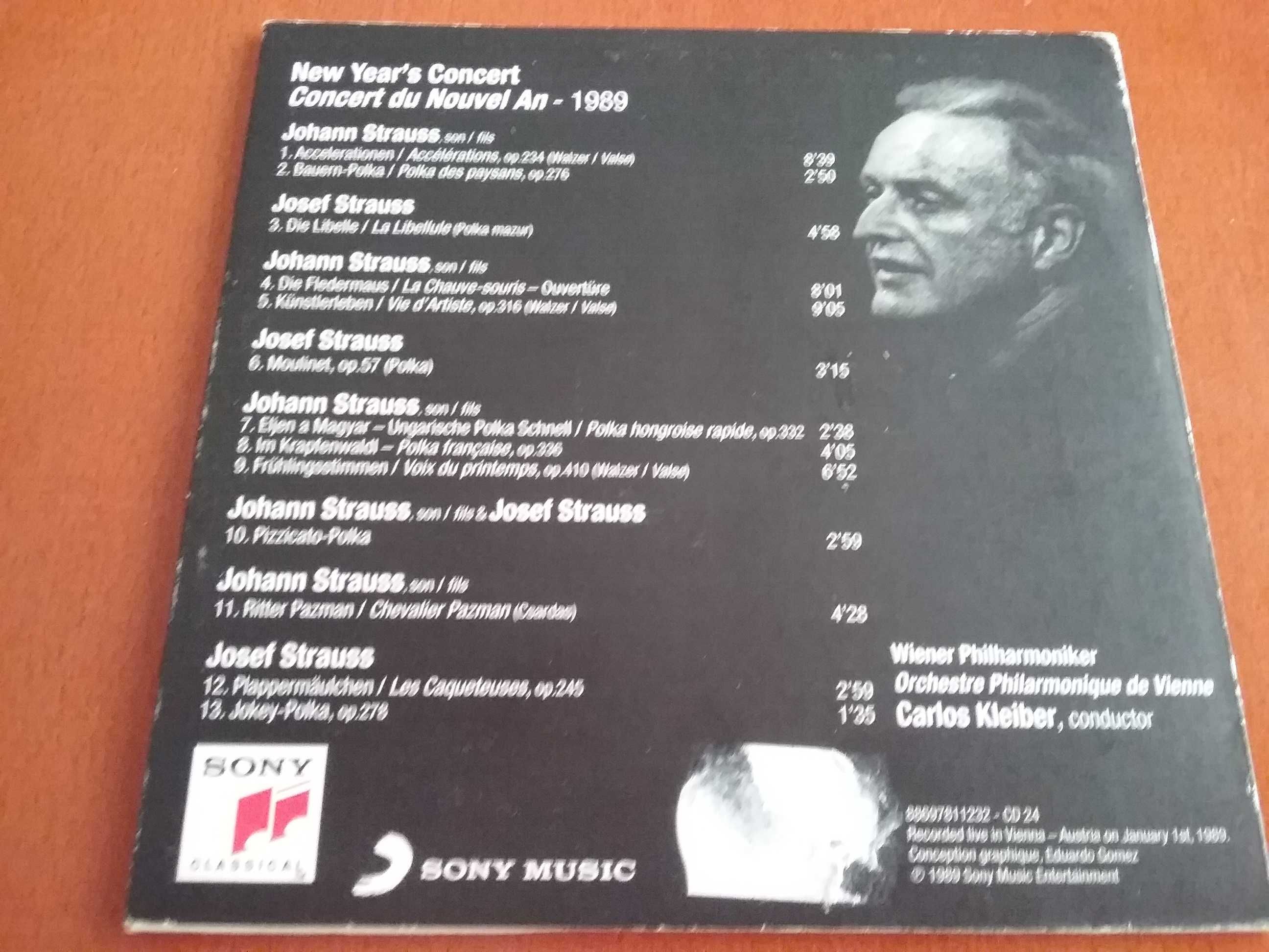 Carlos Kleiber CDWiener Philharmoniker New Year's Concert 1989