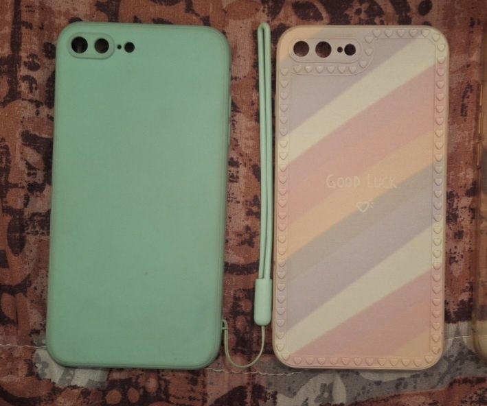 2 capas de telemóvel para Iphone 8 Plus