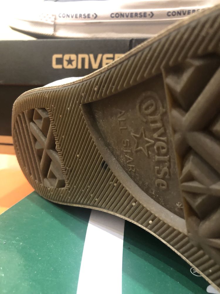 Шкіряні кеди Конверс Converse. Стан новихх