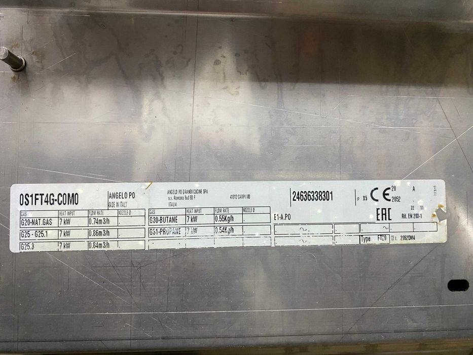 Chapa Fry Top / Grelhador / Cromoduro Gás Butano / Propano