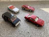 Zestaw Matchbox Dodge Caravan T-Bird Cadillac Allante Corvette Laser