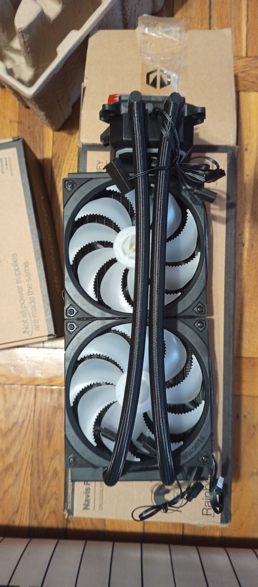 Zestaw endrofy supermo 750w gold + endrofy navis 280 argb