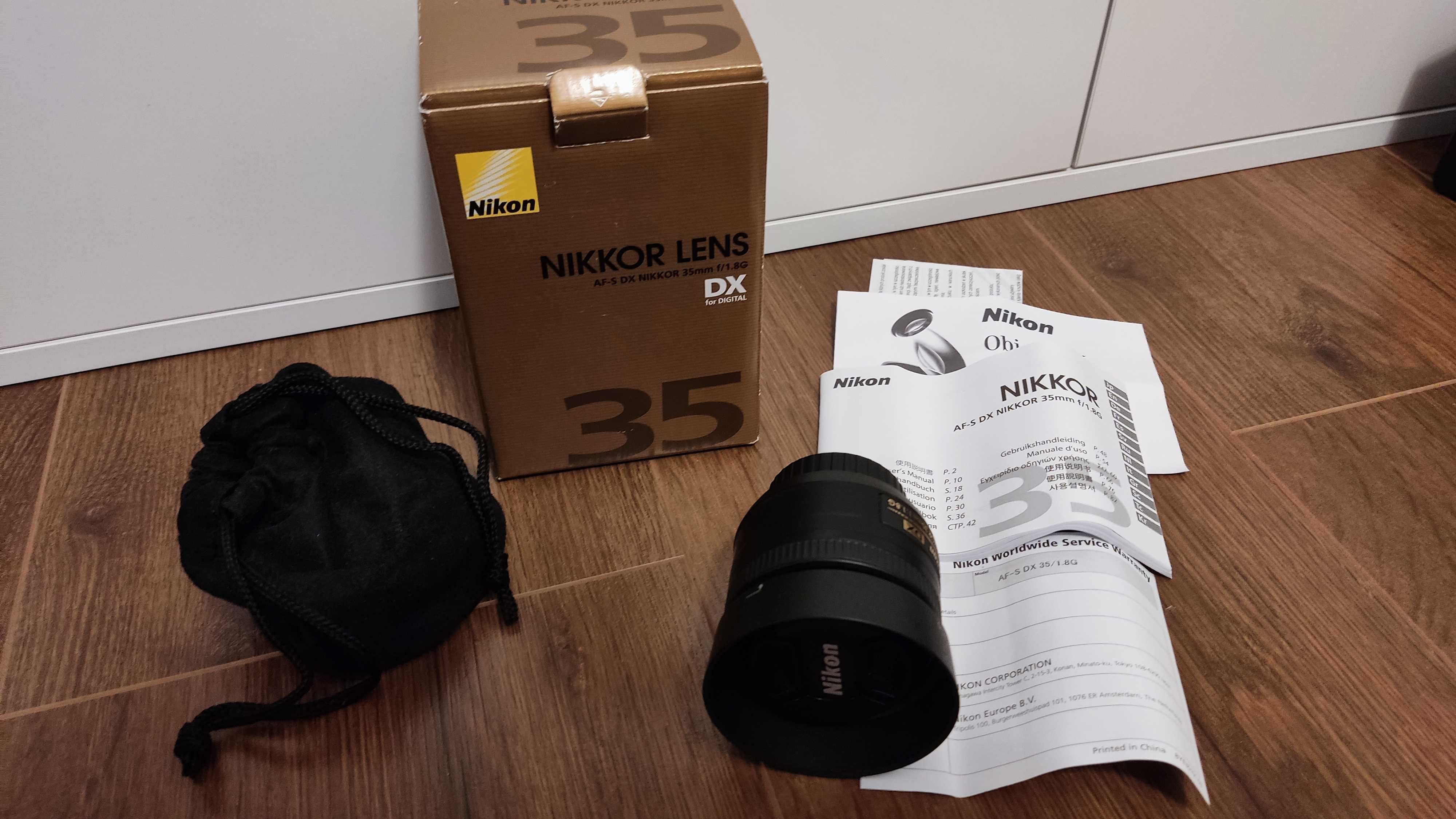Obiektyw Nikon Nikkor 35 mm f/1.8 G AF-S DX