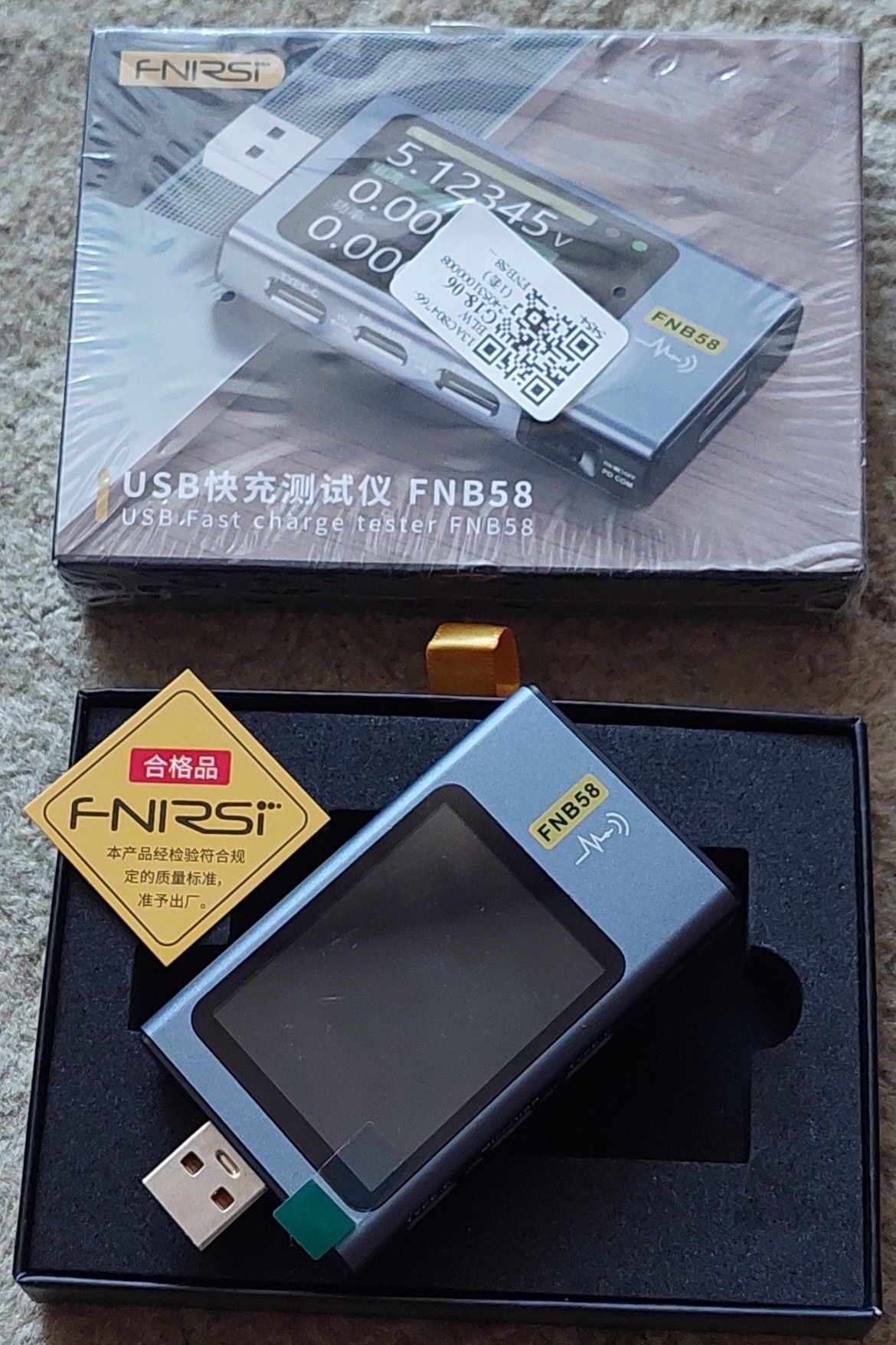 (НОВЫЙ) USB Tectep FNIRSI FNB58 Bluetooth Триггер РD ОС Осцилографр