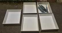 Ikea pax komplement szuflada 75x58 5szt z prowadnicami