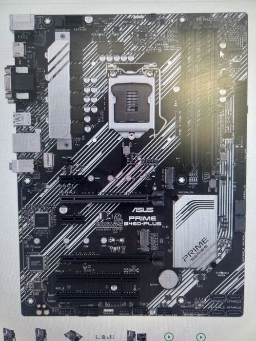 Asus prime b460 plus + 10400f + охолодження + оперативна памʼять