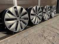 4x Alufelgi 5x100 r17 et40 6,5J felgi aluminiowe Oryginalne Skoda 17”