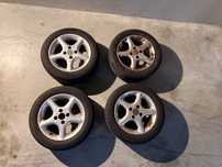 4 jantes VW com pneus 185/55 R14 4x100