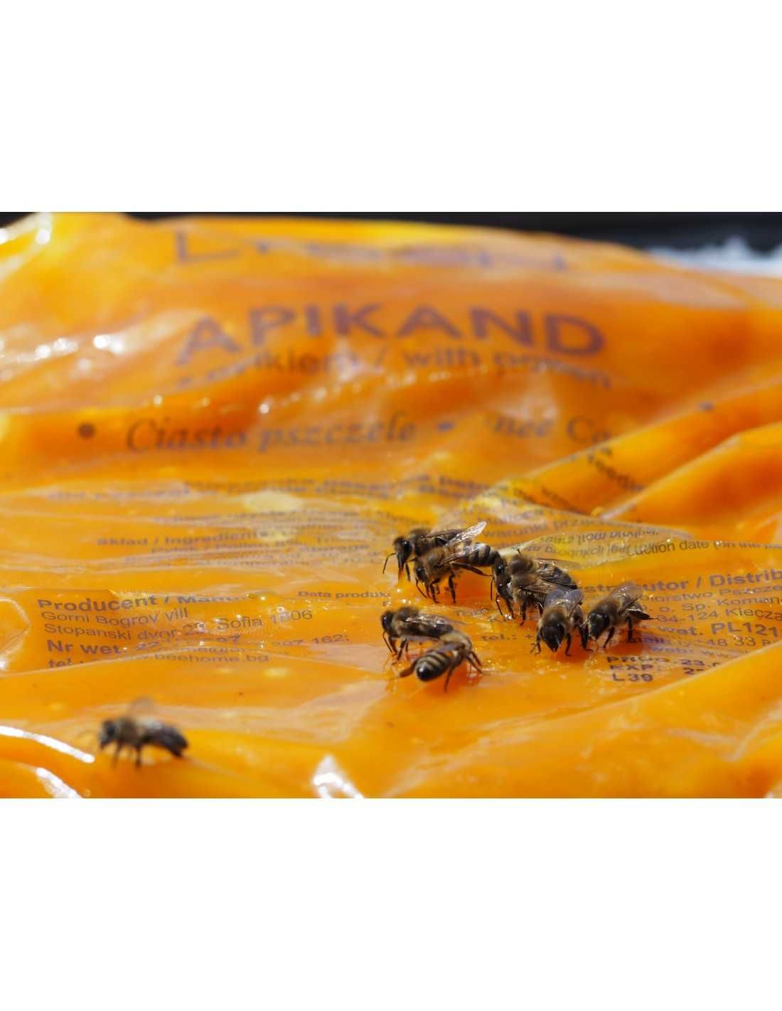 Ciasto dla pszczół Apikand z pyłkiem pakowany po 1 kg