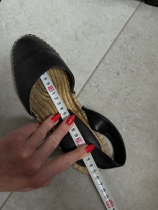 Эспадрильи zara 39 размер босоножки шлепанцы