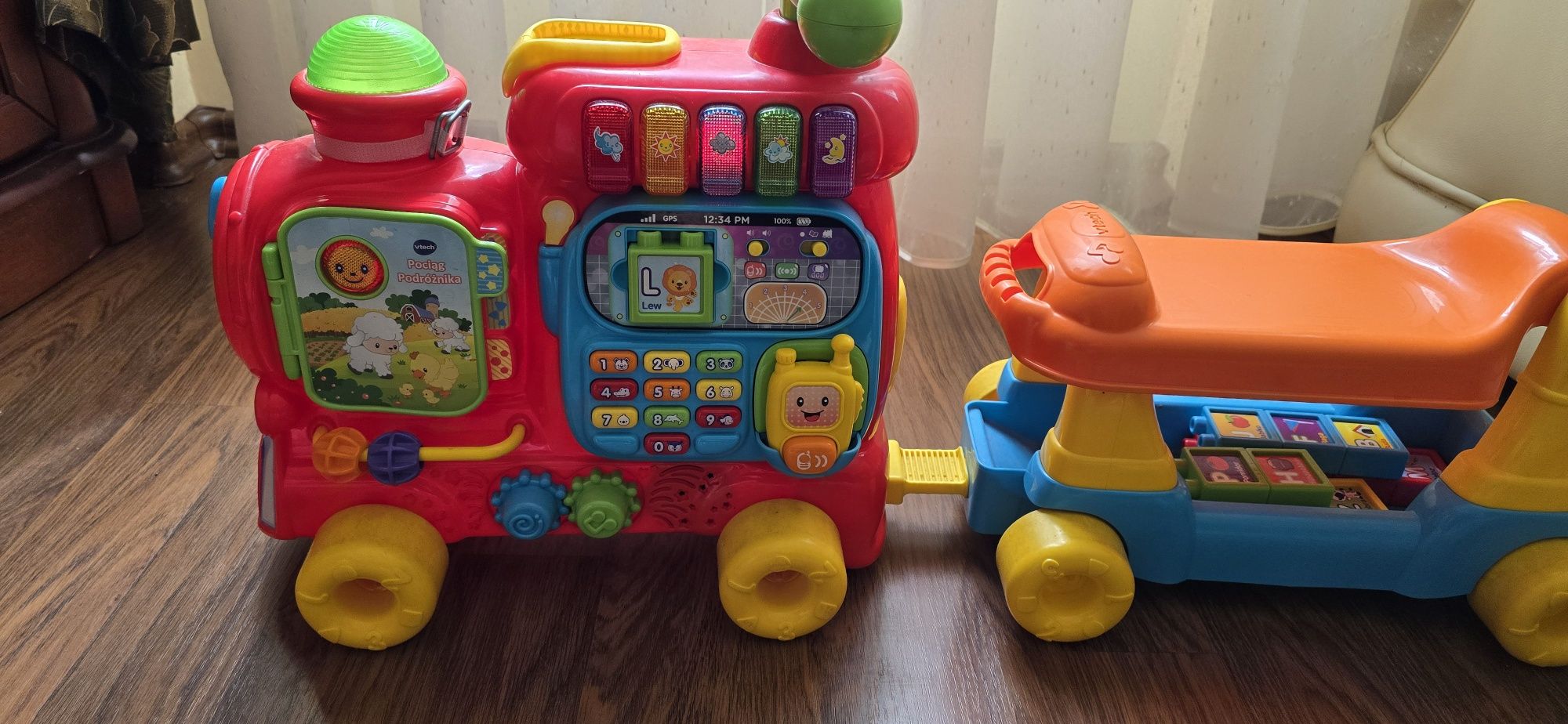 Vtech pociąg podróżnika, jeździk, Pchacz Prezent