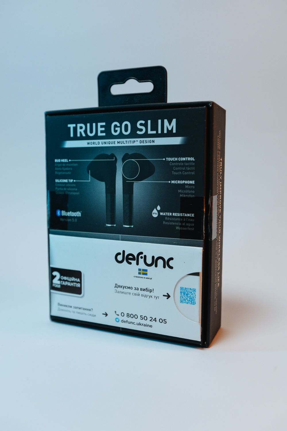 Бездротові навушники Defunc True Go Slim black