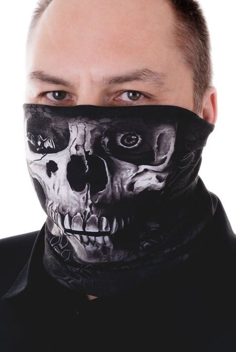 komin, chusta z tkaniny ze wzorem full print -rovicky