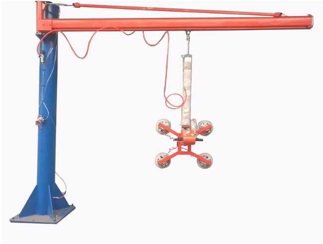 Консольно-поворотний кран, вакуумний підйомник для скла та склопакетів