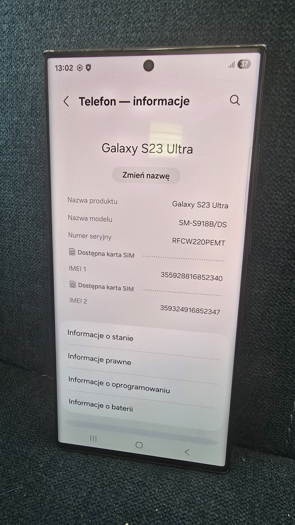 Samsung S23 Ultra 256 GB