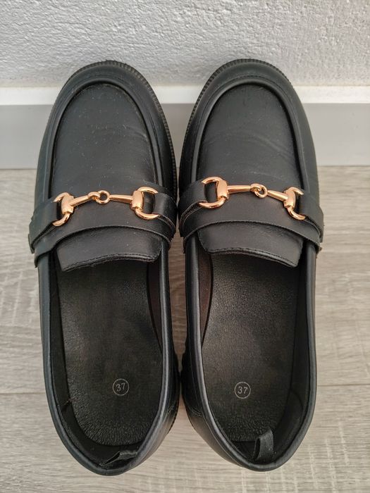 Mokasyny loafersy dziewczęce Pepco