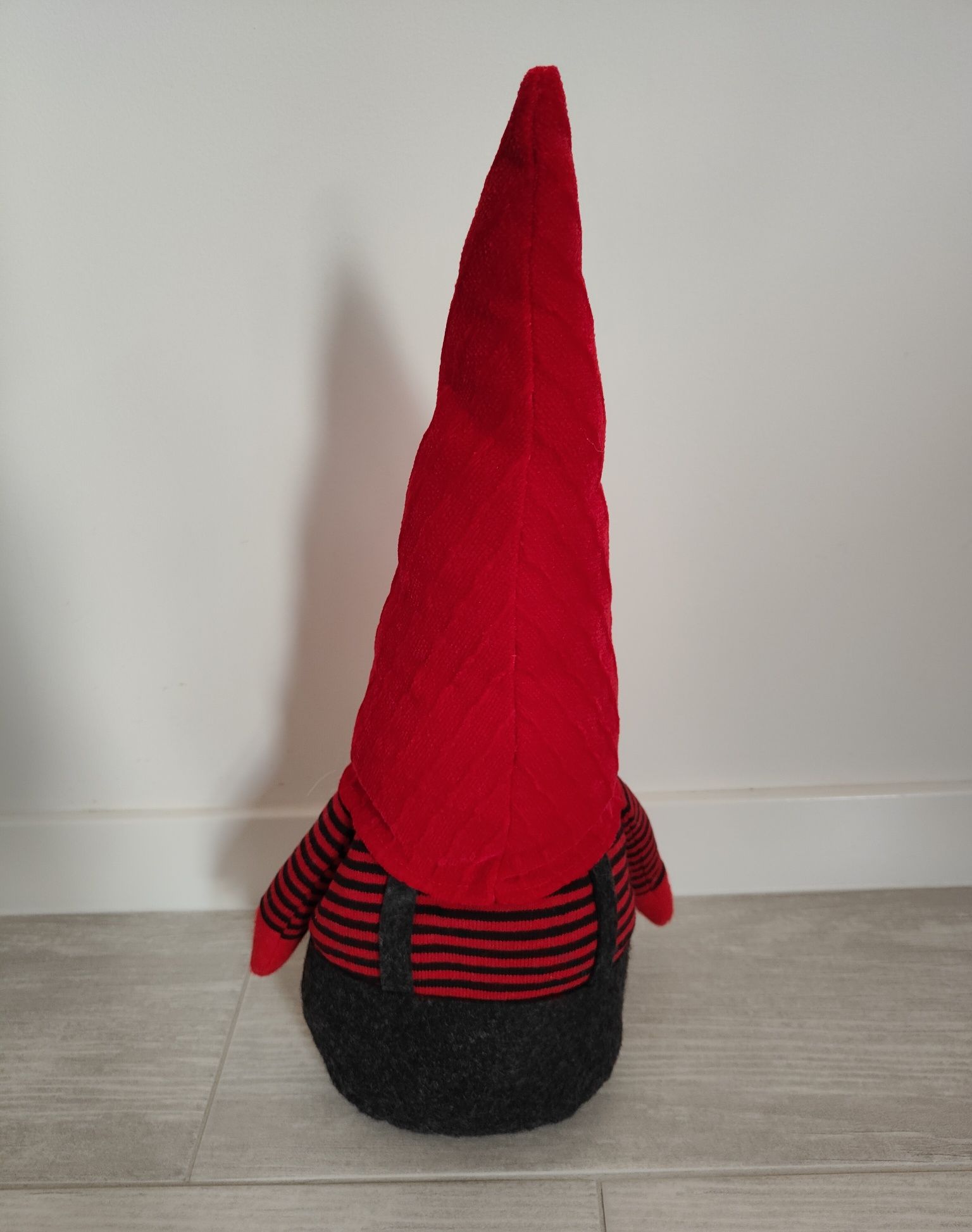 świąteczny skrzat krasnal maskotka mikołaj 50cm