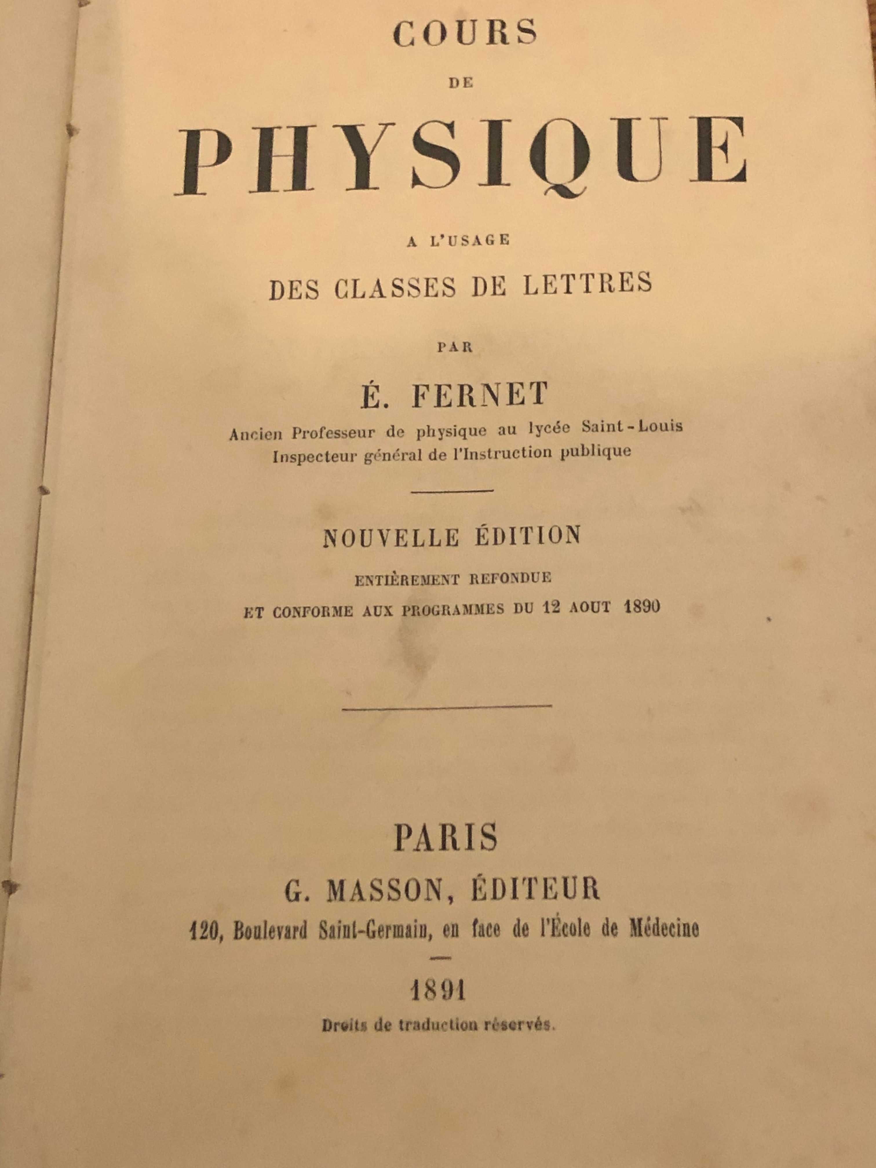 Книга 1891 року.Франція.