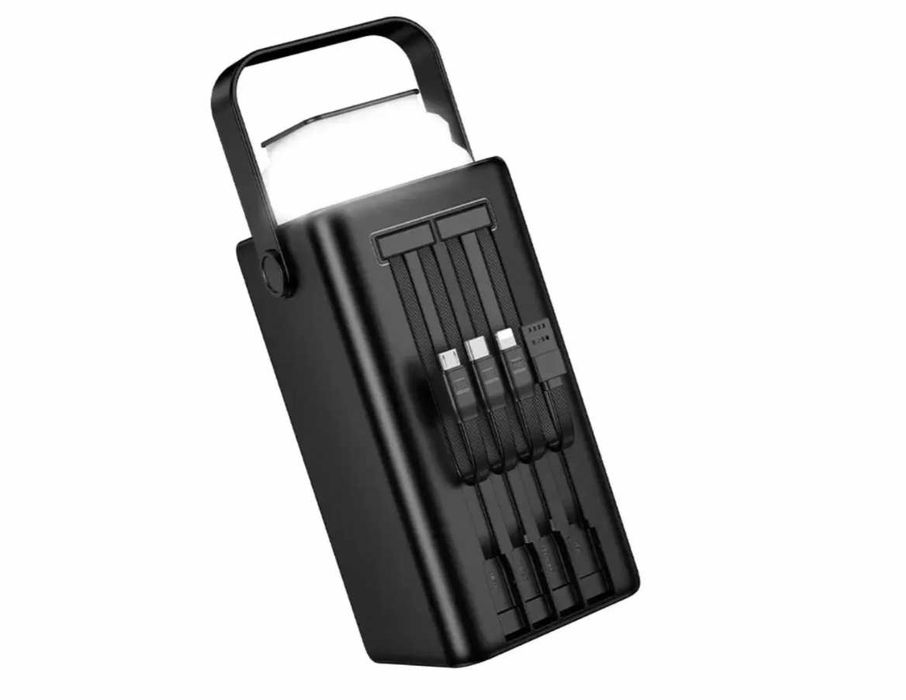 Павербанк BOROFONE BJ65 22.5W 30000mAh з кабелями, ліхтариком