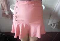 różowe spódnico- spodenki ZARA