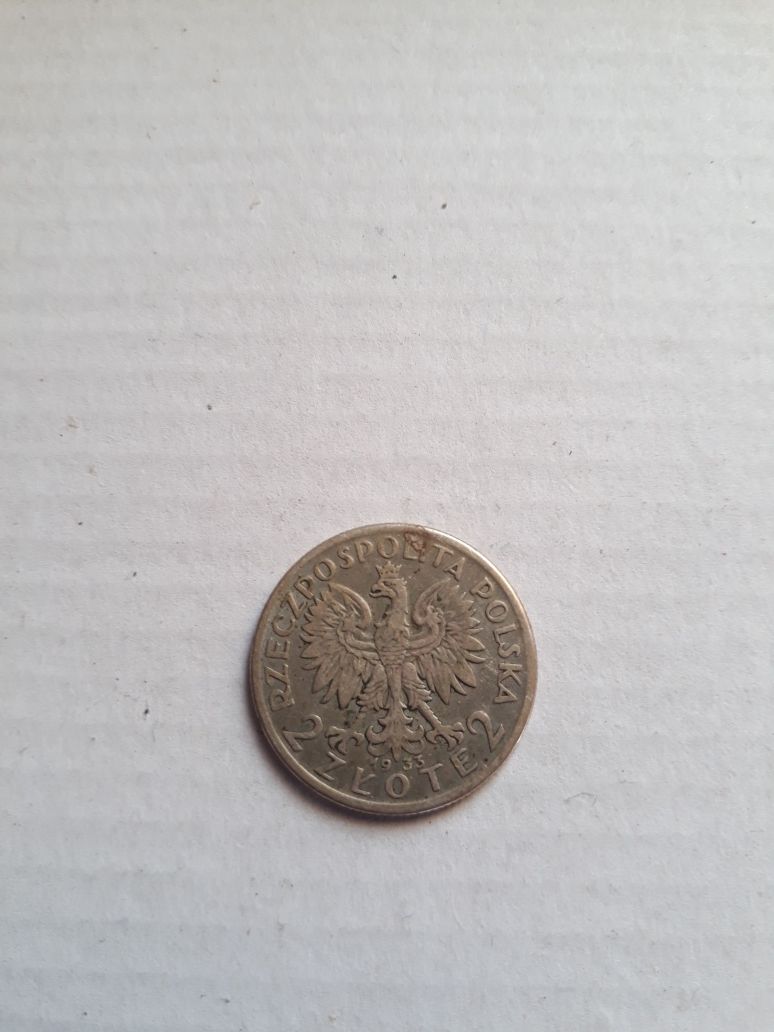 Монета польська 5 злотих 1933г-700грн., 2 злотих 1933г.-500грн.