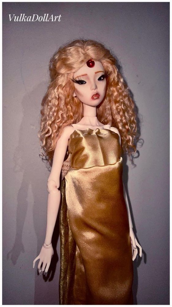 Kolekcjonerska lalka bjd, popovy recast, custom, bogini Nemesis