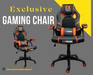 Fotel Gamingowy dla Gracza Extreme EX Black/Orange
