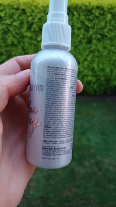 SREBRNY spray koloryzujący DO WŁOSÓW