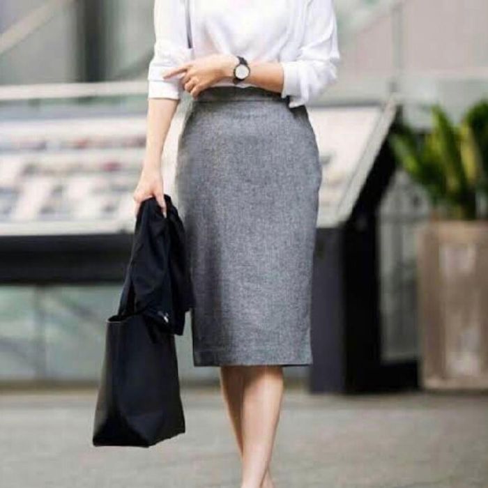 Спідниця олівець вовняня суміш Qniqlo