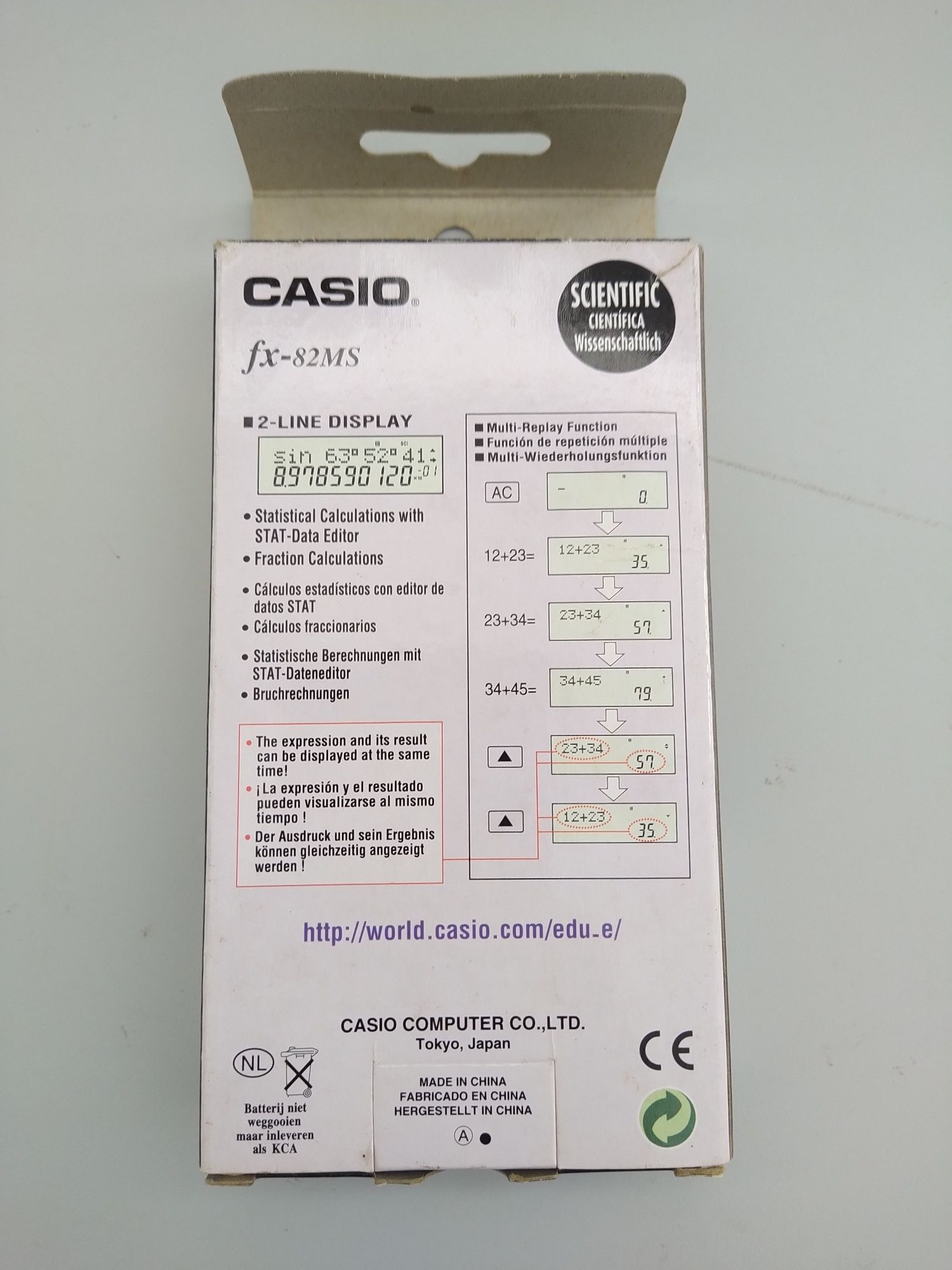 Calculadora Científica Casio fx-82MS