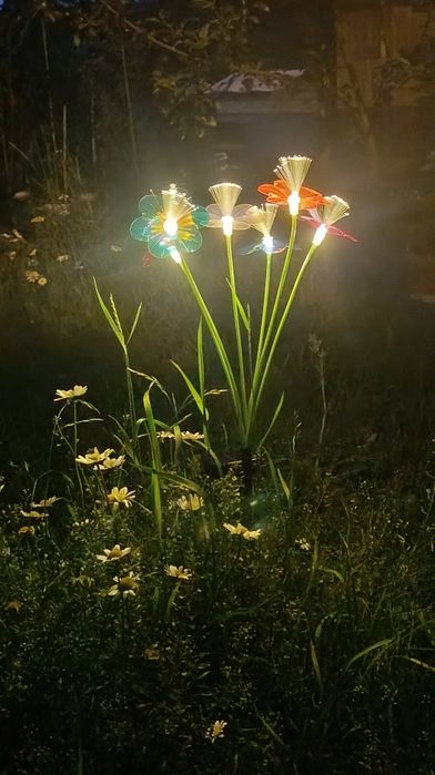 Lampki solarne LED ogrodowe na taras, balkon różne rodzaje