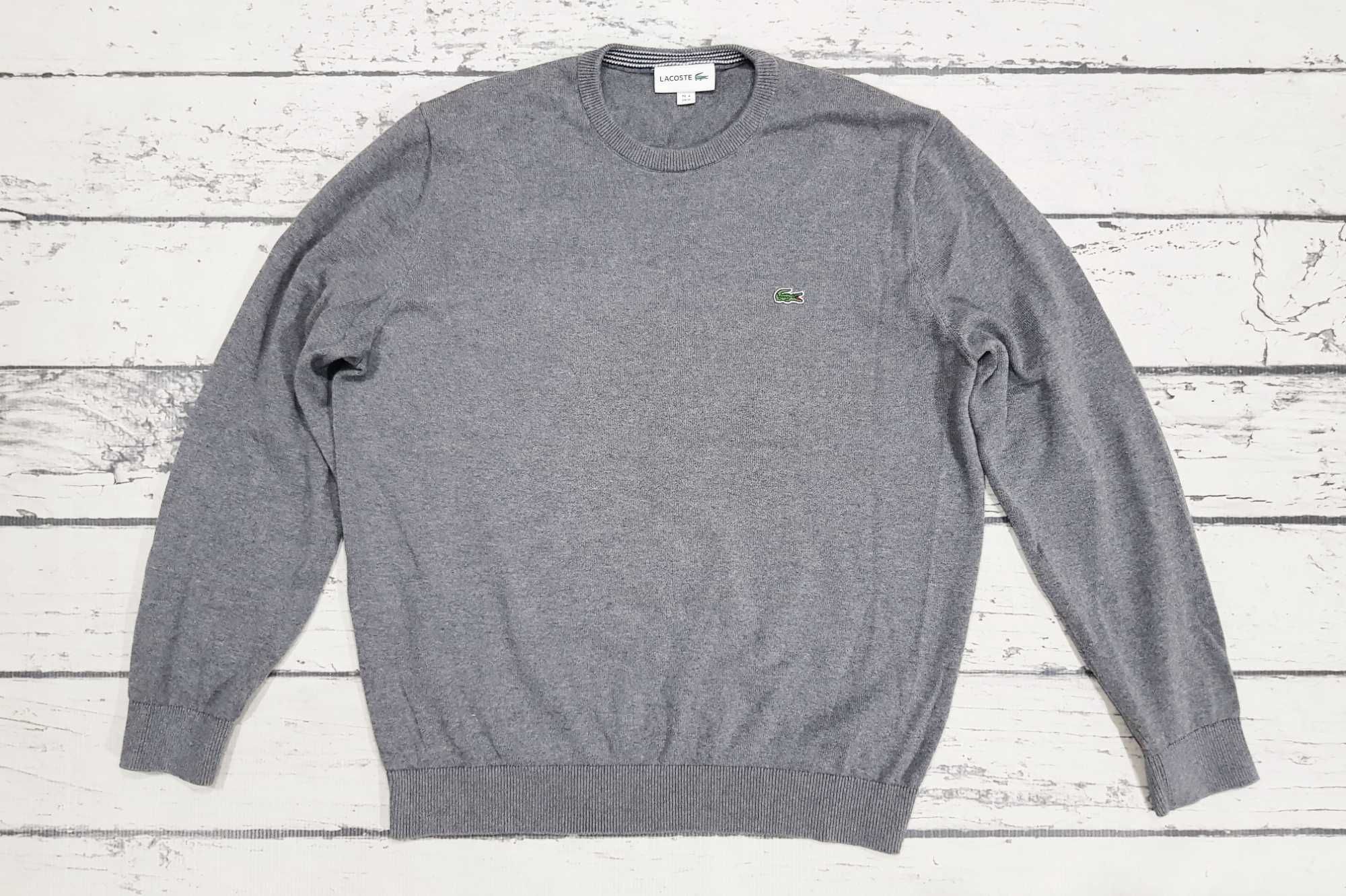 Lacoste * AH7004 * sweter * szary * męski * M