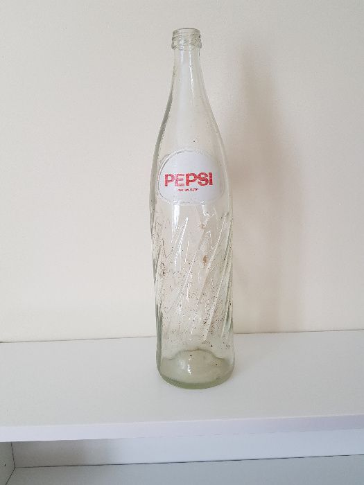 Stara szklana butelka Pepsi Cola z PRL 1 litr