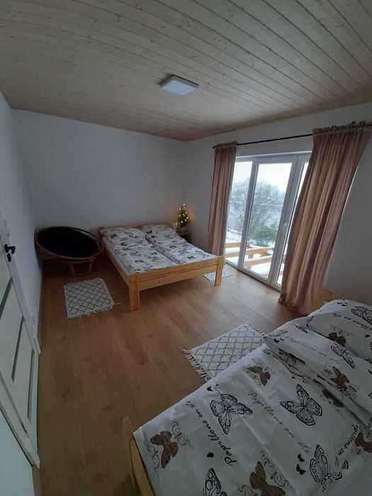 domek na Kaszubach, nad jeziorem, linia brzegowa, balia, majówka