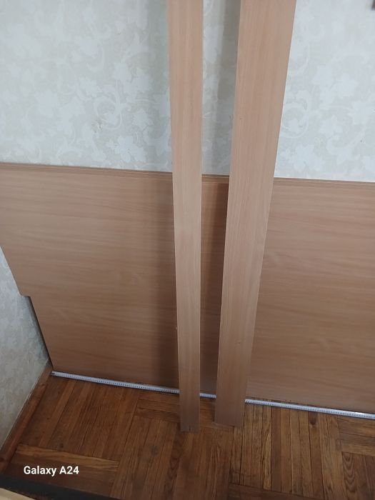 ДСП 16мм. 2 листа 198×60 см. самые короткие. остальные размеры на фото