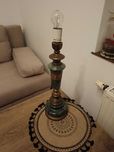 Stara lampa z marmuru i mosiądzu