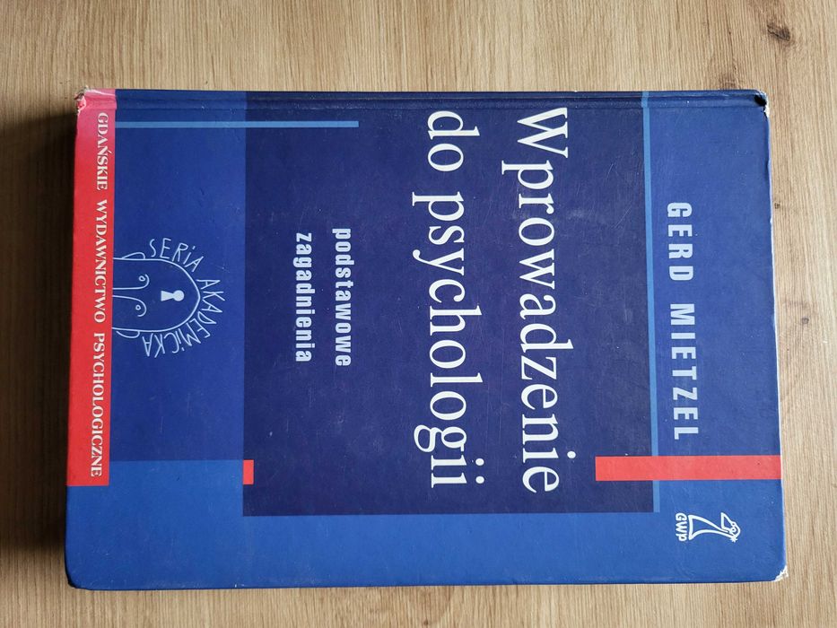 Wprowadzenie do psychologii podstawowe zagadnienia  Gerd Mietzel