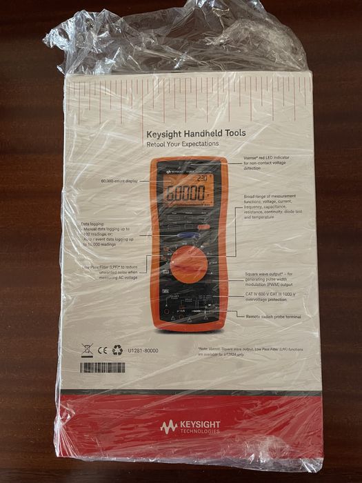 Multimetro Keysight U1282A True RMS