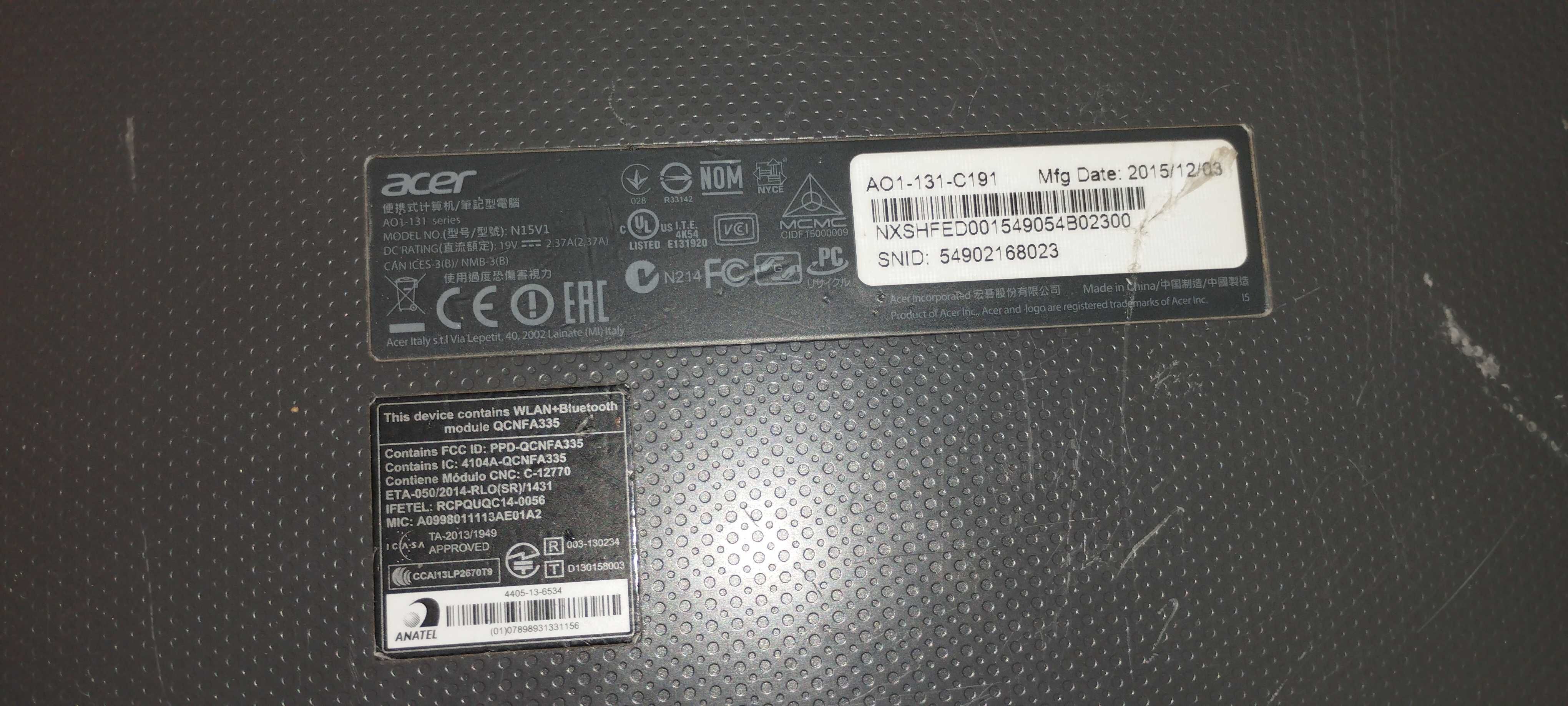 Нетбук Acer AO1-131 Aspire One Cloudbook