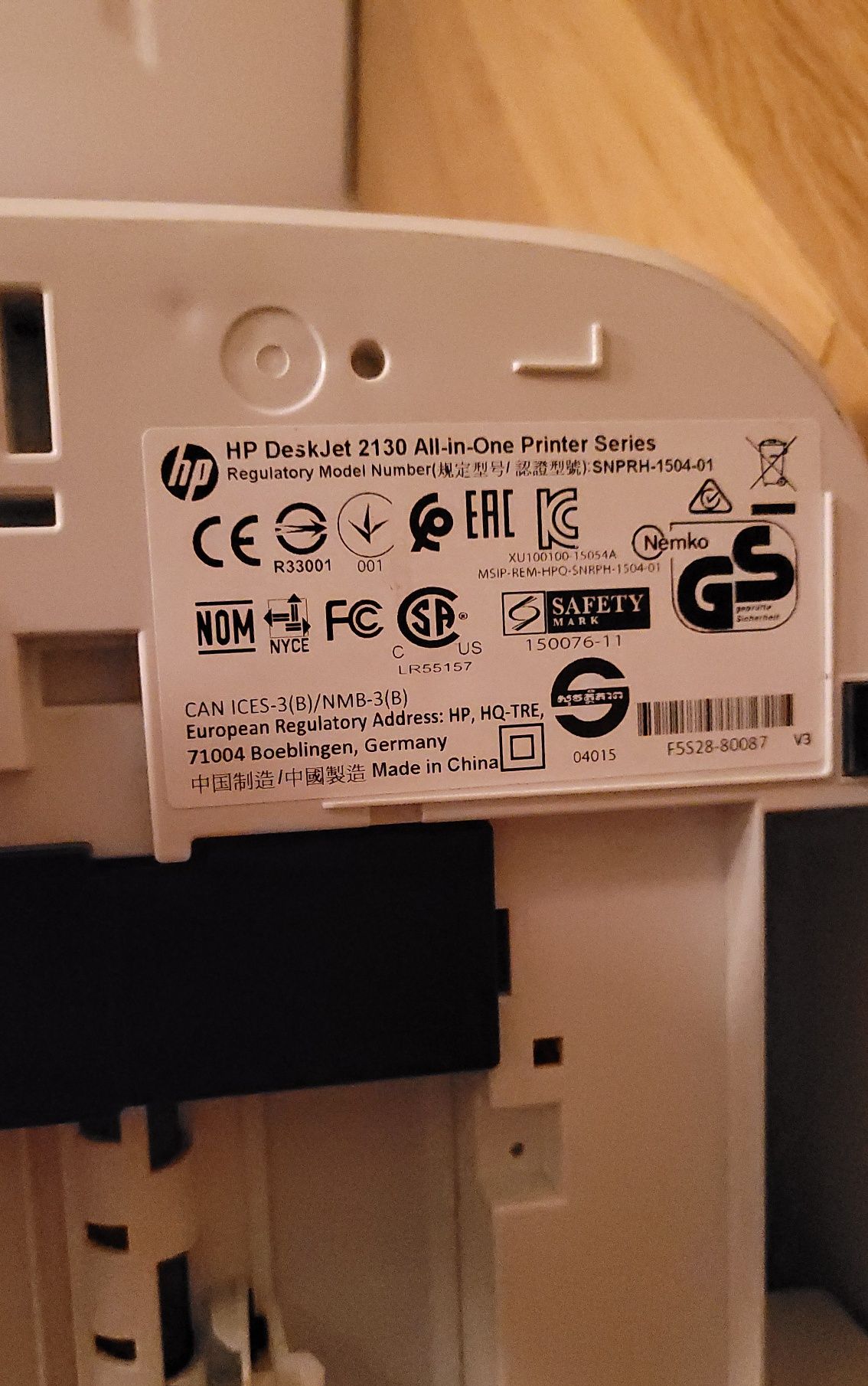 Drukarka skaner HP Deskjet 2130 all in one