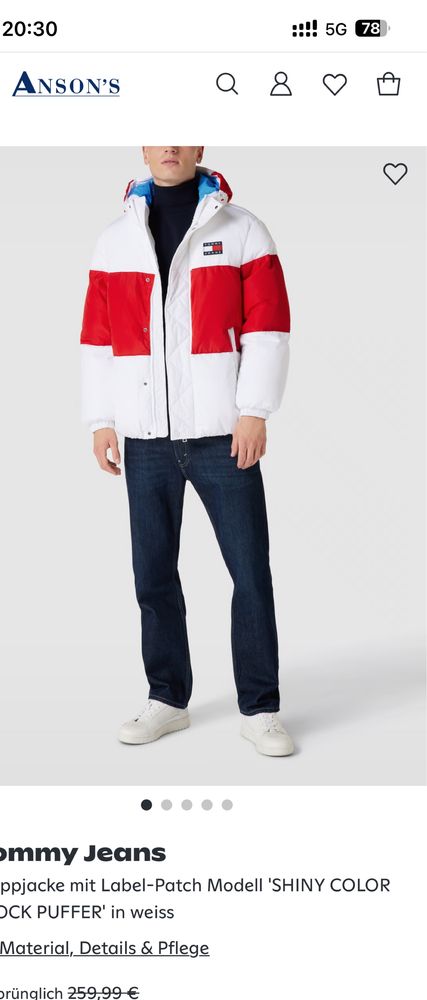 Casaco Tommy Jeans S