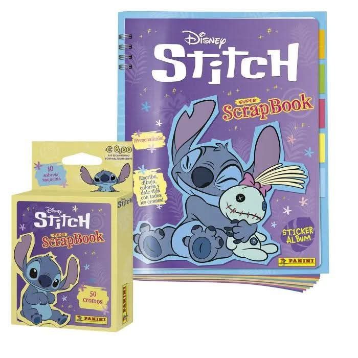 Cromos do Stitch super scrapbook